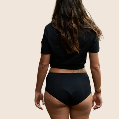 Black & Nude Lace Underwear | Heavy Protection