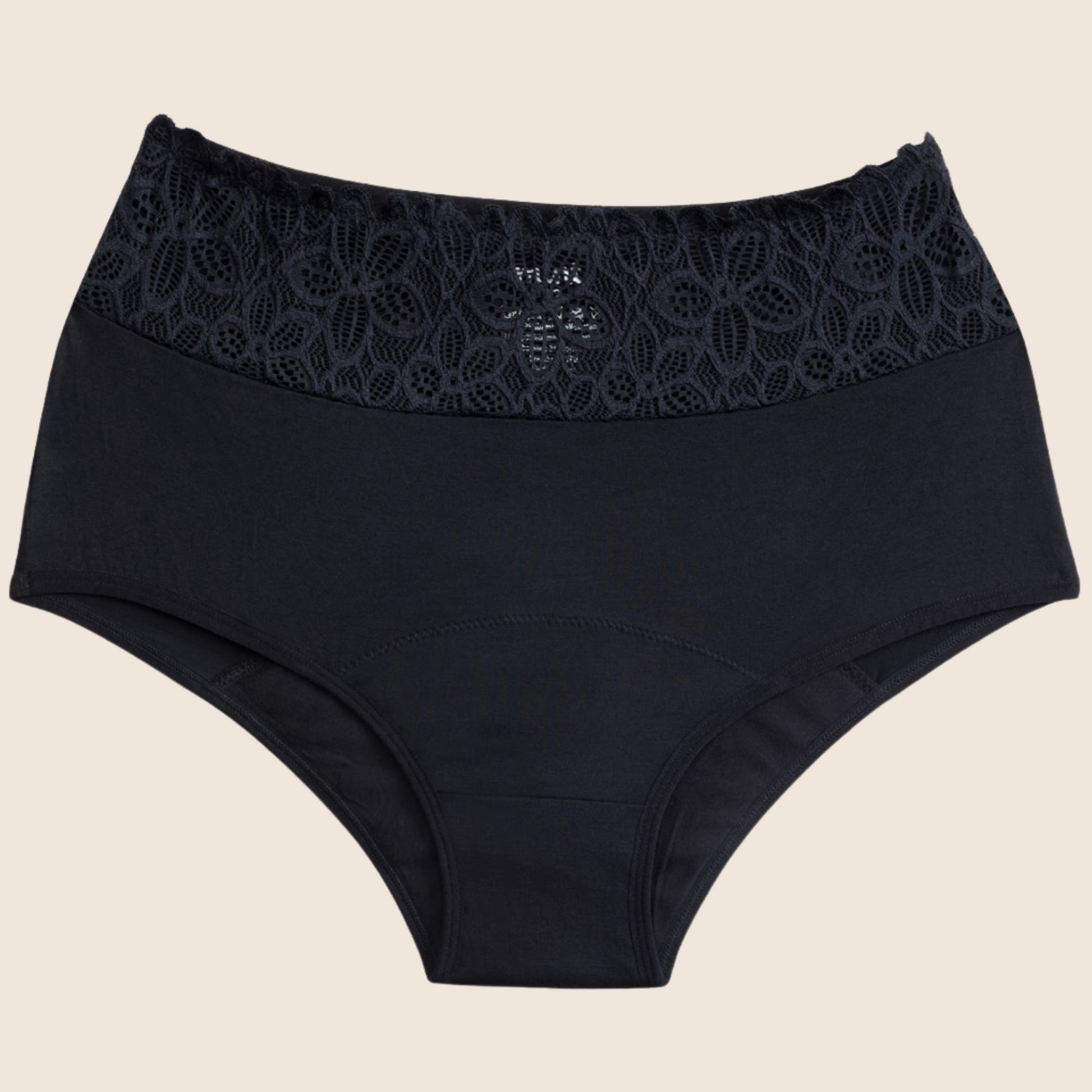 Black & Nude Lace Underwear | Heavy Protection