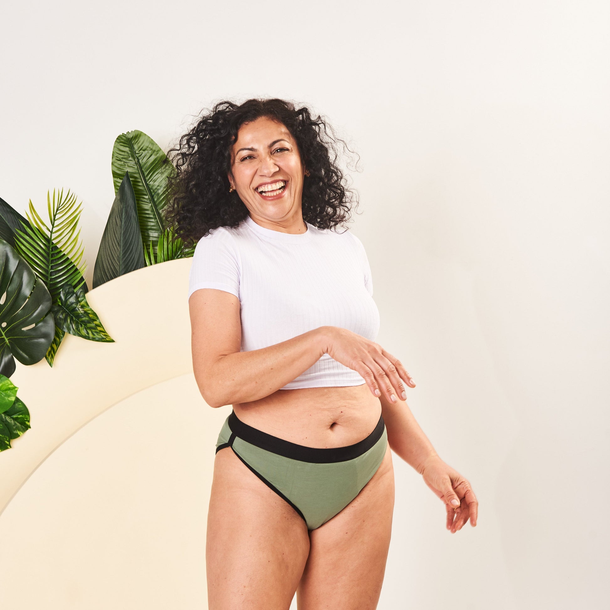 mint bikini green incontinence underwear 